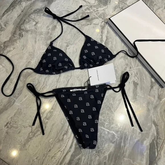 水着・ラッシュガード alexander wang swimwear top white Alexander Wang - Layered Bikini Shirt in White Alexander Wang